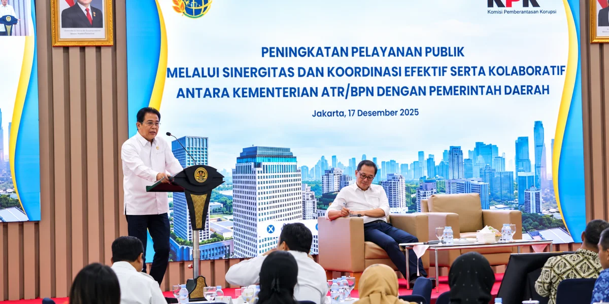 KPK Petakan Delapan Titik Rawan Korupsi Layanan Pertanahan, Biaya Tambahan Disebut Capai 400 Persen