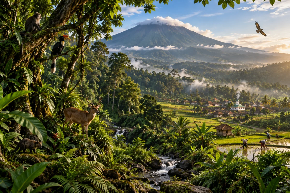 Visual GUNUNG INI BUKAN RUANG KOSONG
